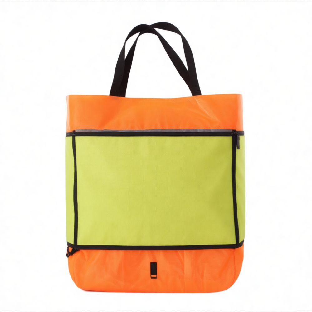 Foldable Rolling Luggage Bag - กระเป๋าช้อปปิ้งแบบพับได้ มีล้อ ความจุขนาดใหญ่ รถเข็นจ่ายตลาดแบบพับได้ รถเข็นอเนกประสงค์ ที่จัดเก็บสัมภาระ