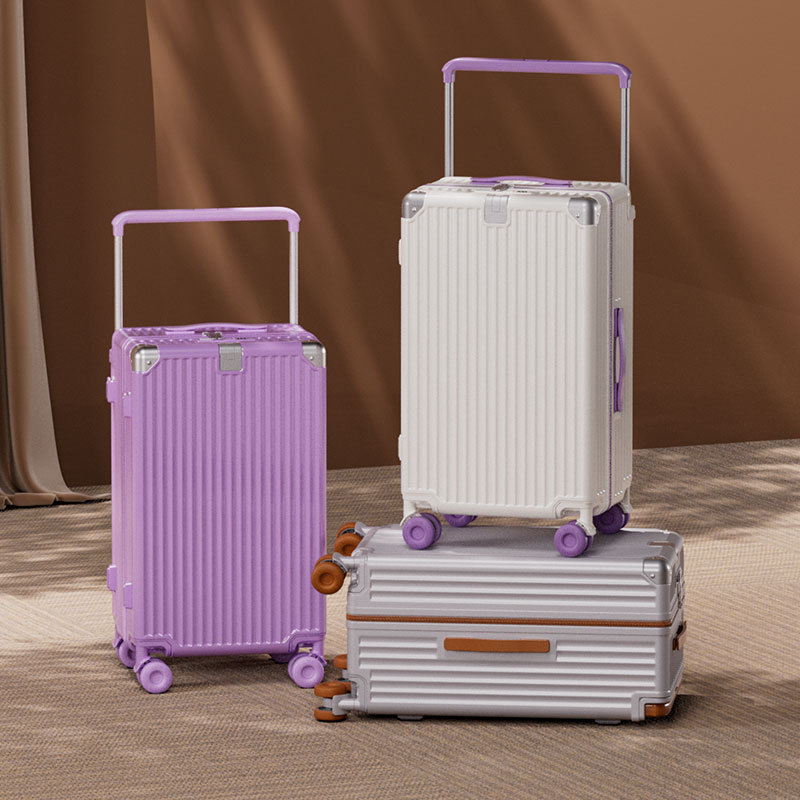 Spinner Wheel Rolling Suitcase 20 Inch - กระเป๋าเดินทางแบบมีล้อลาก ขนาด 20/24/28/30 นิ้ว พร้อมด้ามจับกว้าง ล้อหมุนได้รอบทิศทาง