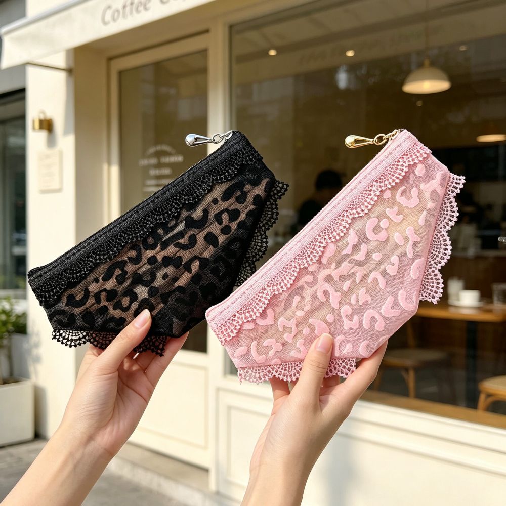 กระเป๋าเครื่องสำอางทรงกางเกงบิ - Cosmetic Bags บทวิจารณ์และราคา