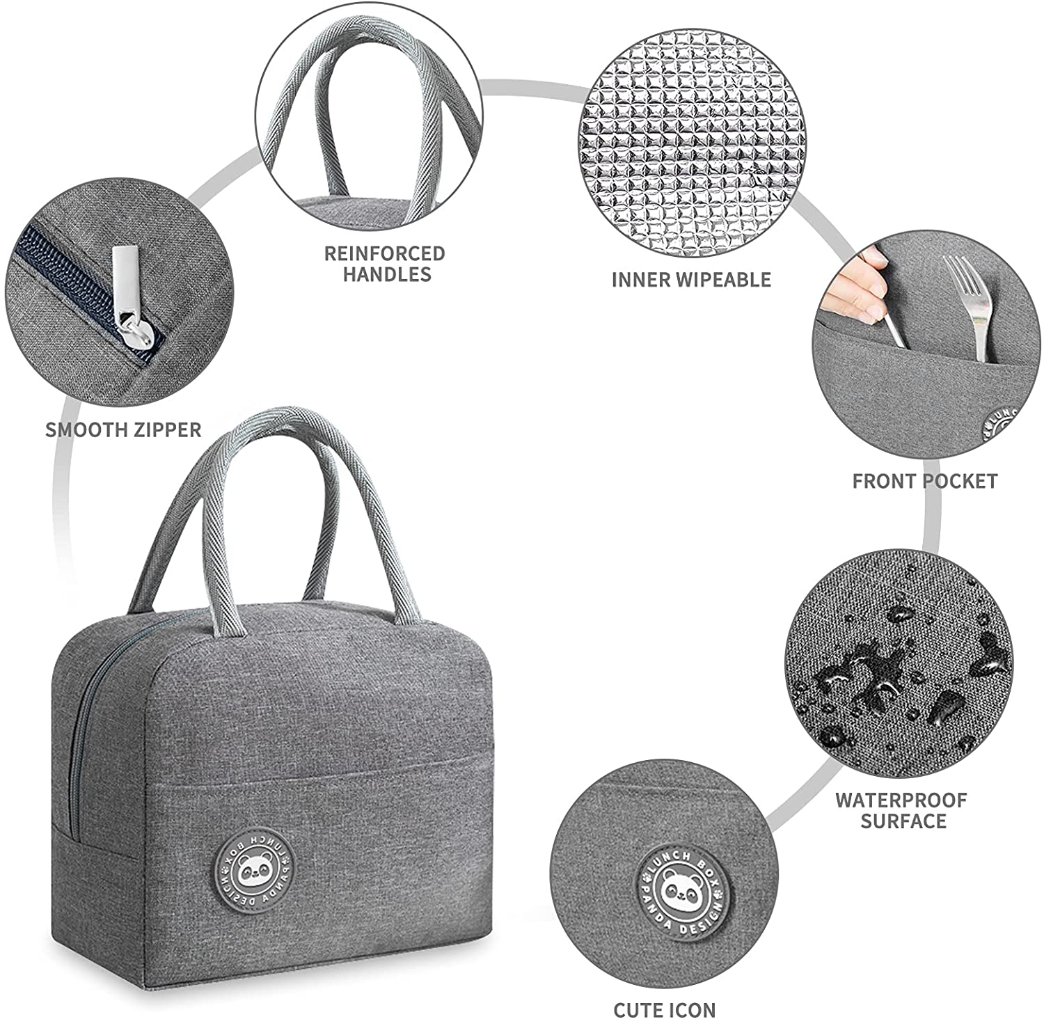 กระเป๋าผ้าแคนวาสเก็บความเย็นสำ - Handbags บทวิจารณ์และราคา
