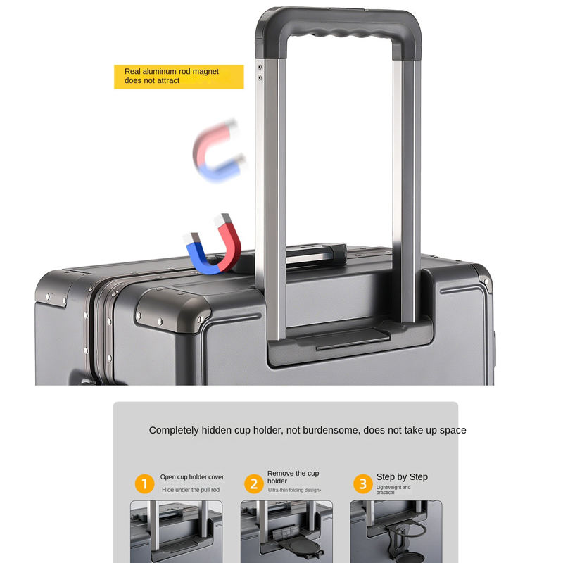 กระเป๋าเดินทางแบบมีโครงอะลูมิเ - Aluminum Frame Carry On Luggage บทวิจารณ์และราคา