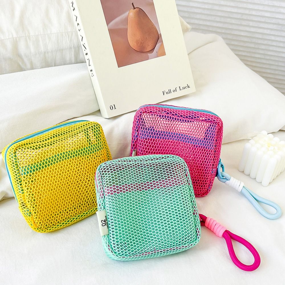 กระเป๋าเก็บของแฟชั่นสีโดปามีน  - Cosmetic Bags บทวิจารณ์และราคา